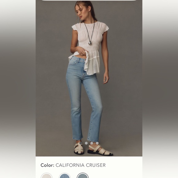 Anthropologie MOTHER Hustler high rise ankle jeans - Picture 5 of 11